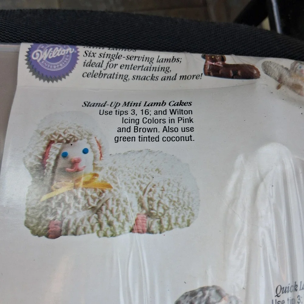 Vintage NOS 90s Wilton Mini Lamb Cake Pan Candy Molds NEW